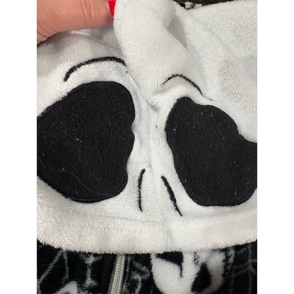 Disney Nightmare Before Christmas Jack Skellington Hooded Onesie Unisex L - Picture 6 of 8